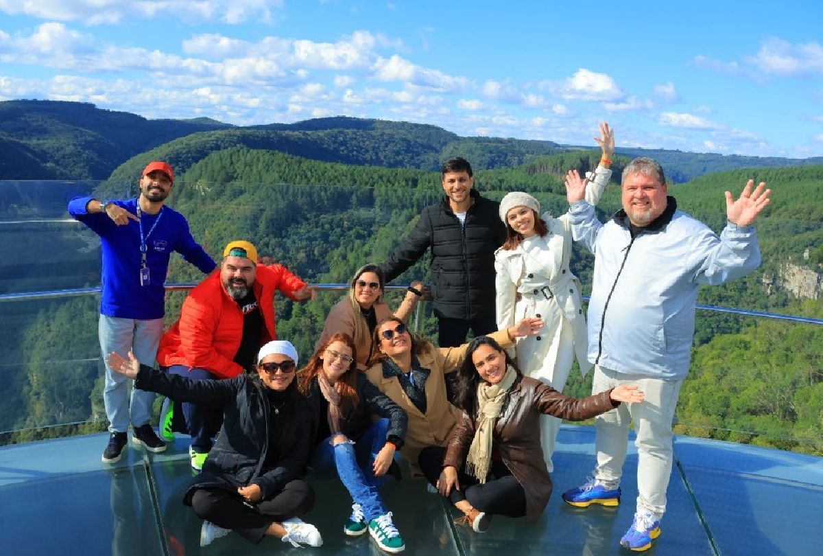 Skyglass Canela recebe mais de 60 agentes de viagens em setembro Skyglass Canela recebe mais de 60 agentes de viagens em setembro