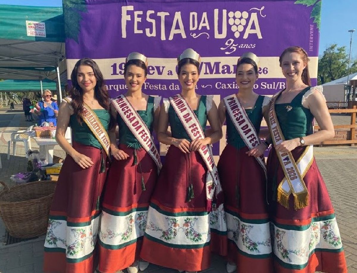 Festa da Uva destaca tradição e alegria no evento Itália Brasil
