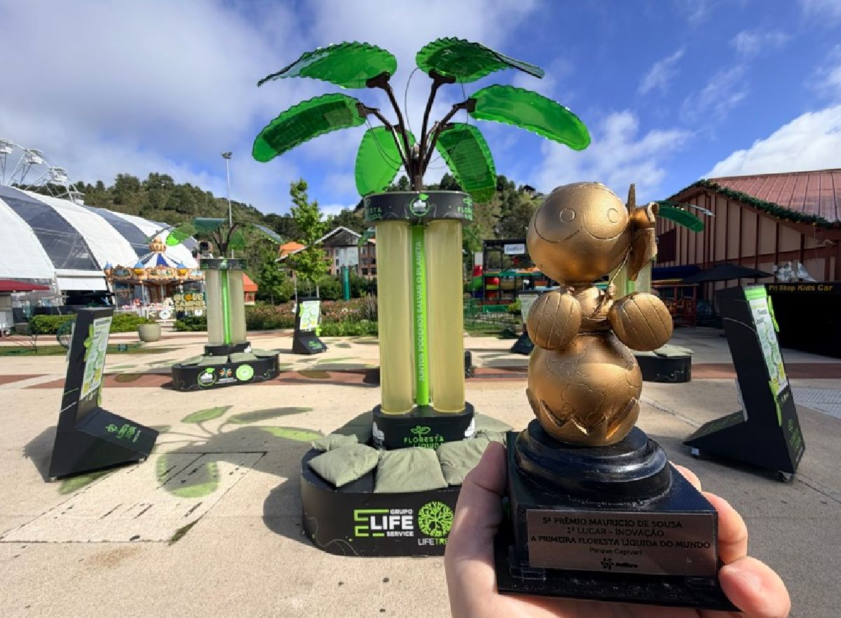Parque Capivari recebe prêmio internacional de inovação com projeto Floresta Líquida