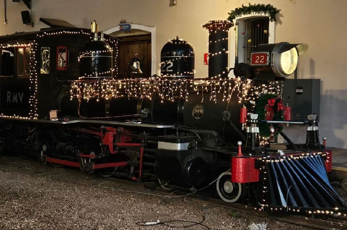 VLI amplia passeios natalinos noturnos na Maria Fumaça de São João del-Rei e Tiradentes