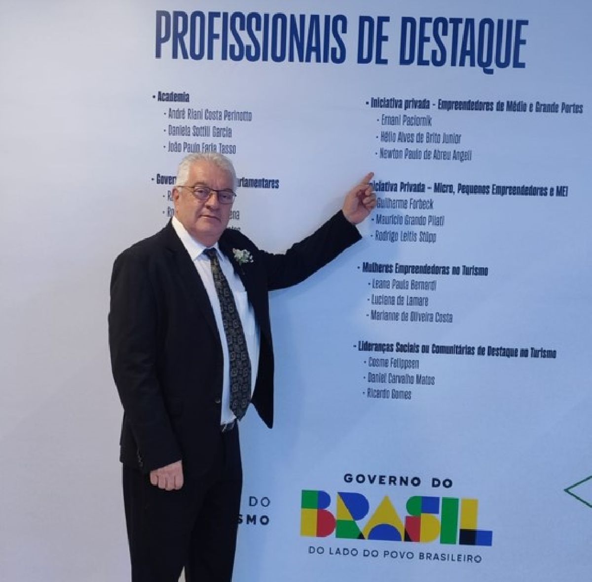 Paulo Angeli, do FITCataratas, conquista segundo lugar no Prêmio Nacional do Turismo