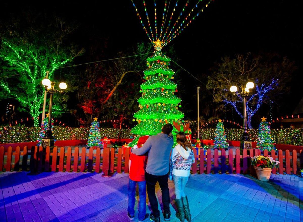 Magia natalina ilumina a Flórida Central