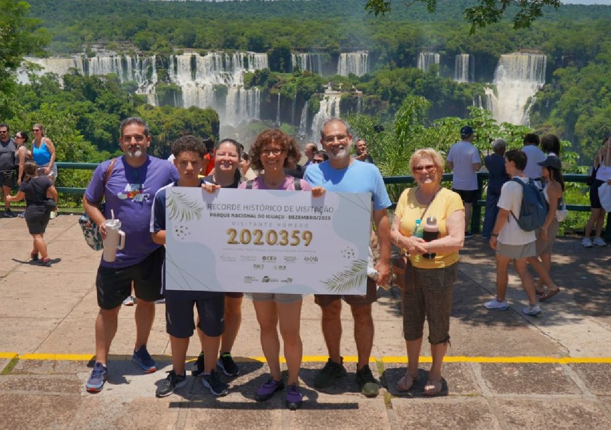 Parque Nacional do Iguaçu registra a maior visitação anual da história em 2025
