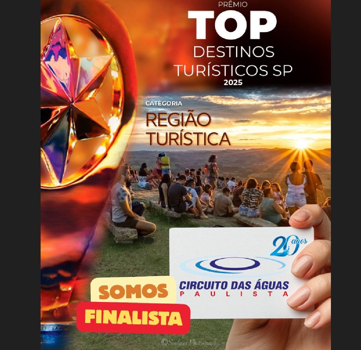Circuito das Águas Paulista consolida protagonismo ao chegar à final do Prêmio Top Destinos Turísticos 2025