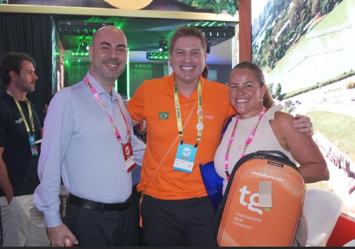 Estande da tg.mob registra alto movimento no primeiro dia do LACTE