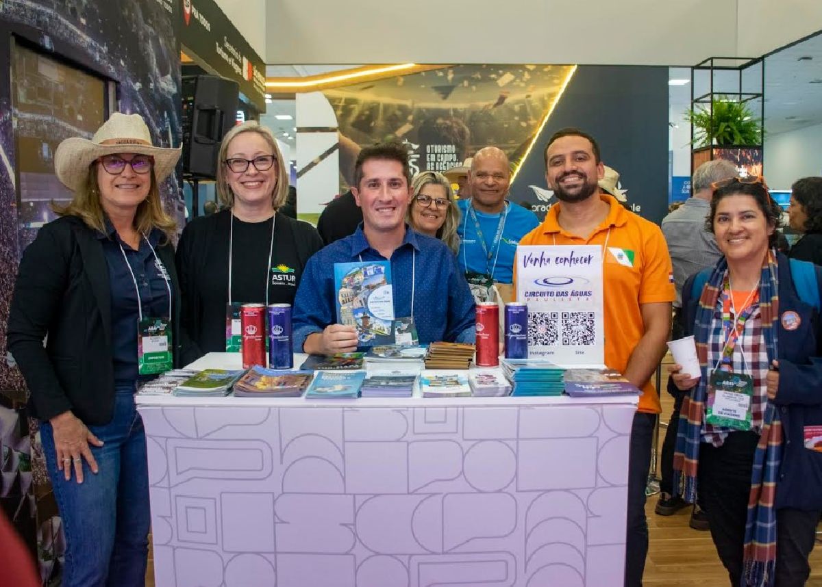 Circuito das Águas Paulista participou da ABAV TravelSP em Campinas