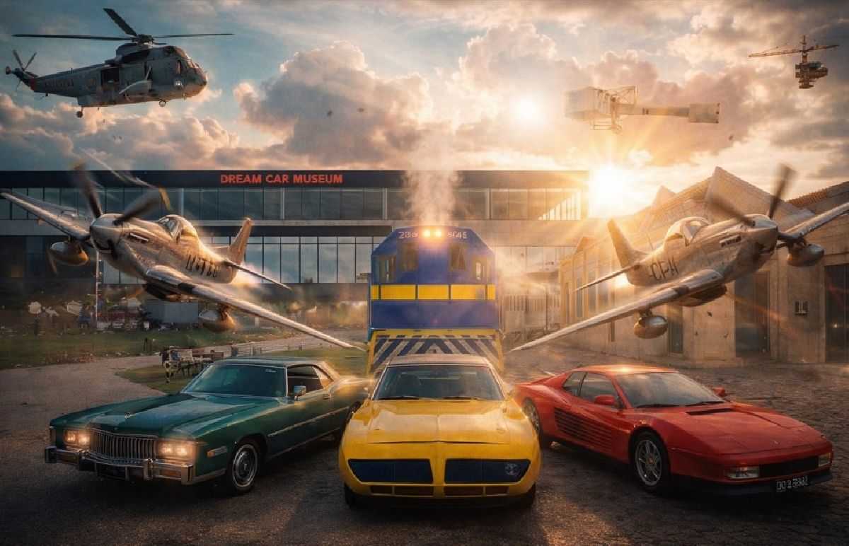 O universo das máquinas e motores é o novo produto do Trem da República