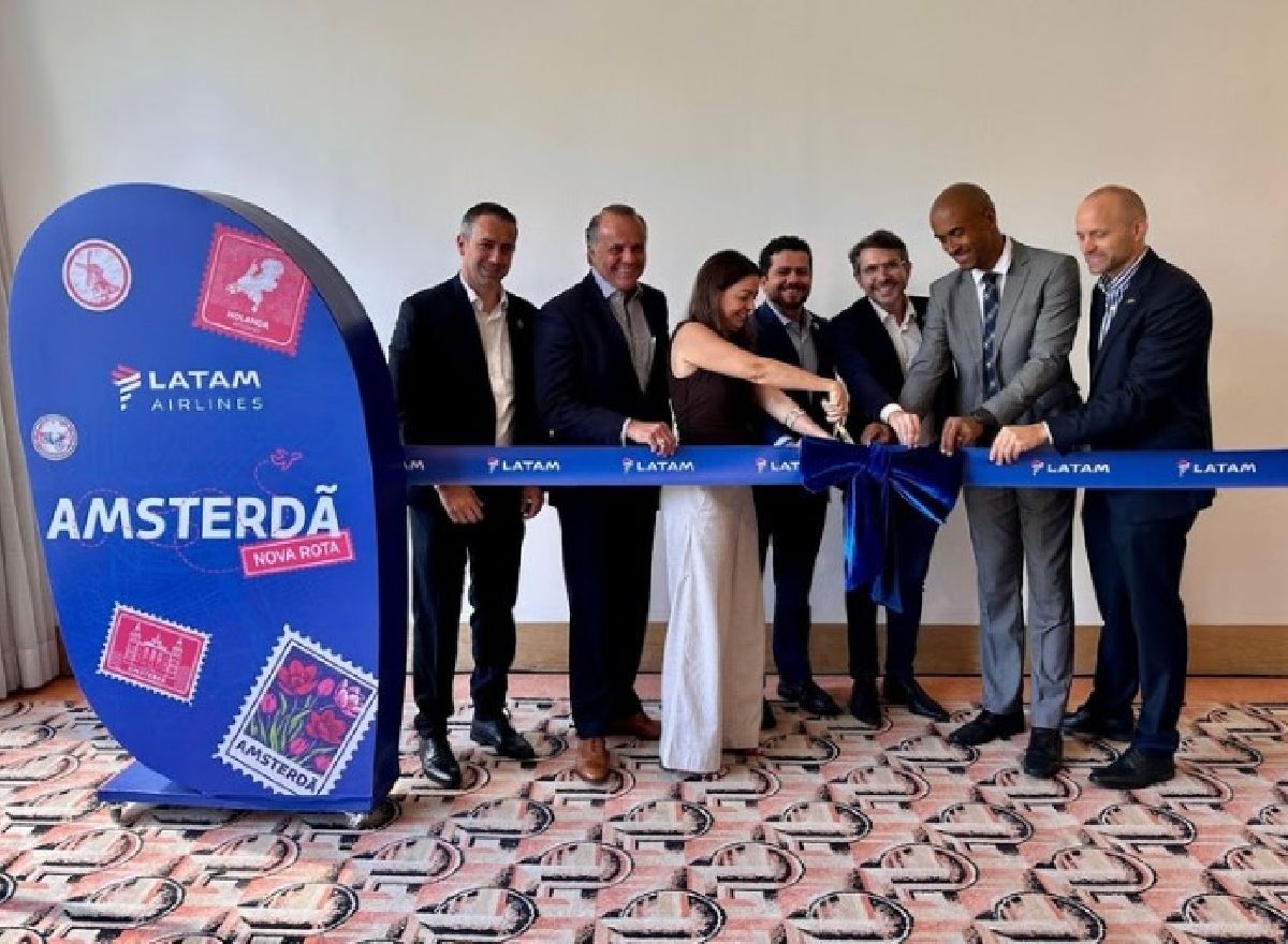 Amsterdã: LATAM inaugura seu 9º destino na Europa com 95% de ocupação no primeiro voo