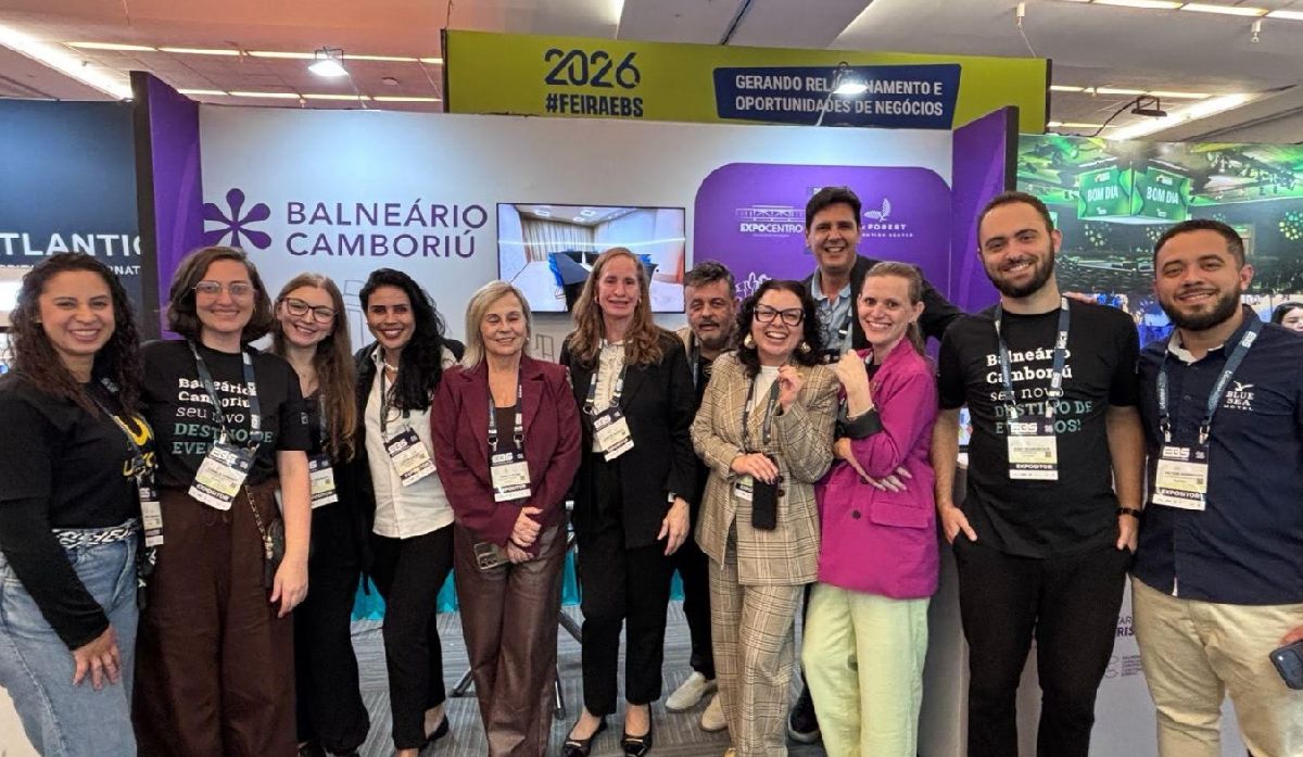 Balneário Camboriú fortalece posicionamento no turismo MICE durante a Feira EBS, em São Paulo