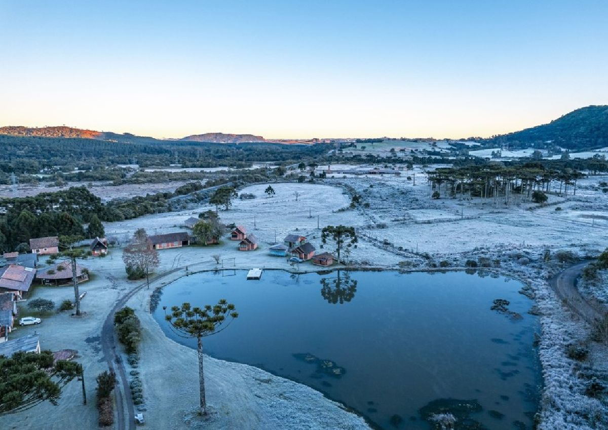 Frio histórico abre a temporada de inverno na Serra Catarinense