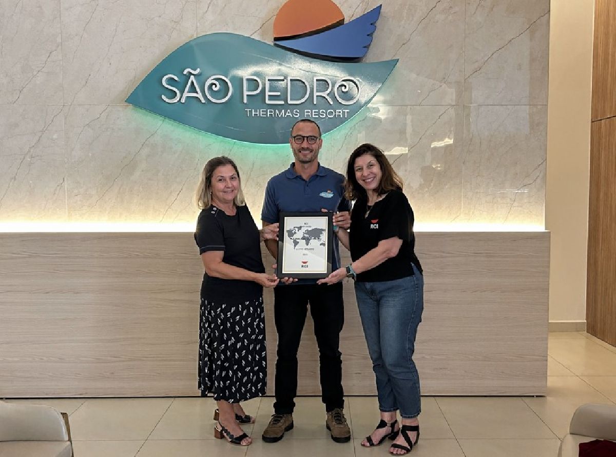 São Pedro Thermas Resort recebe certificado oficial da RCI