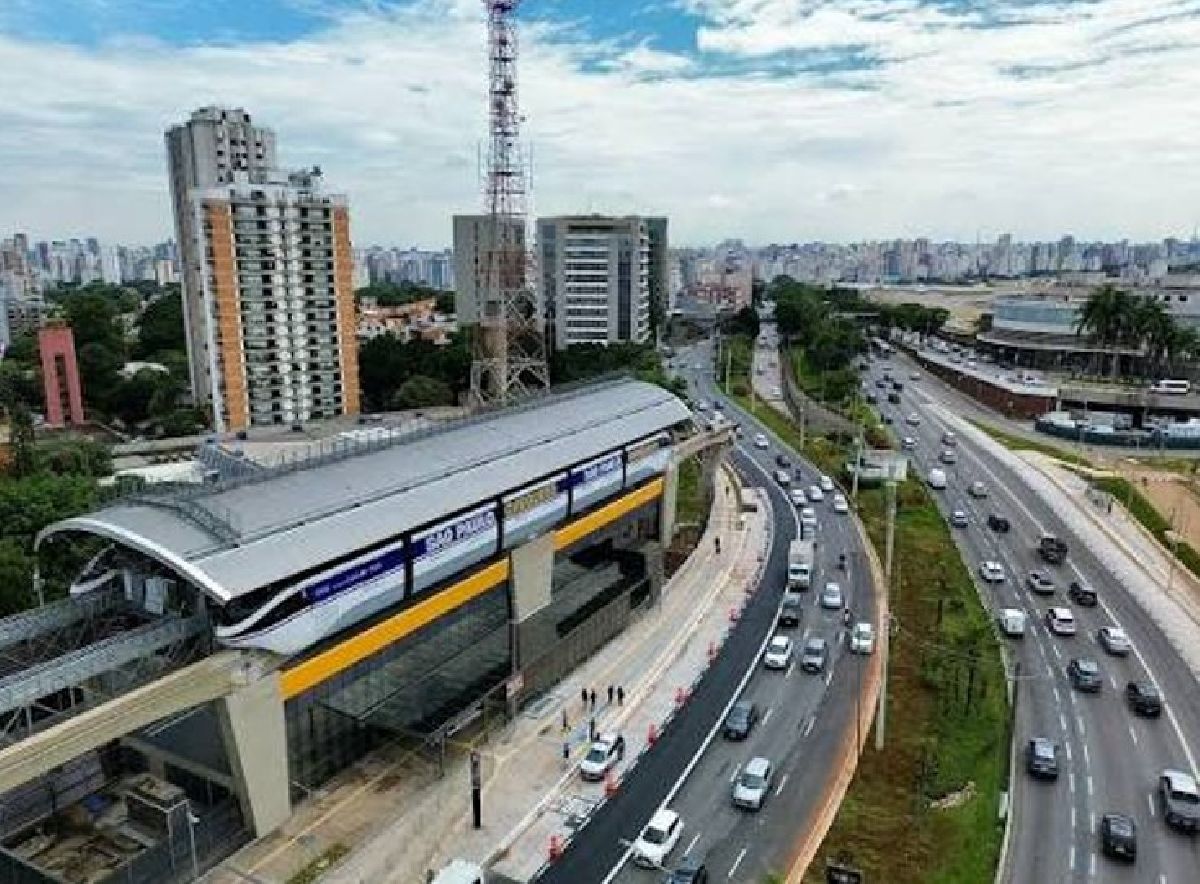 Contagem regressiva para o estabelecimento completo do Monotrilho perto de Congonhas