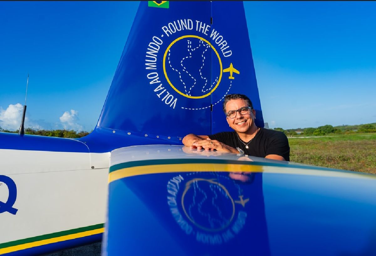 Após 182 dias, brasileiro se torna o primeiro do país a completar volta ao mundo solo em monomotor pelos cinco continentes 