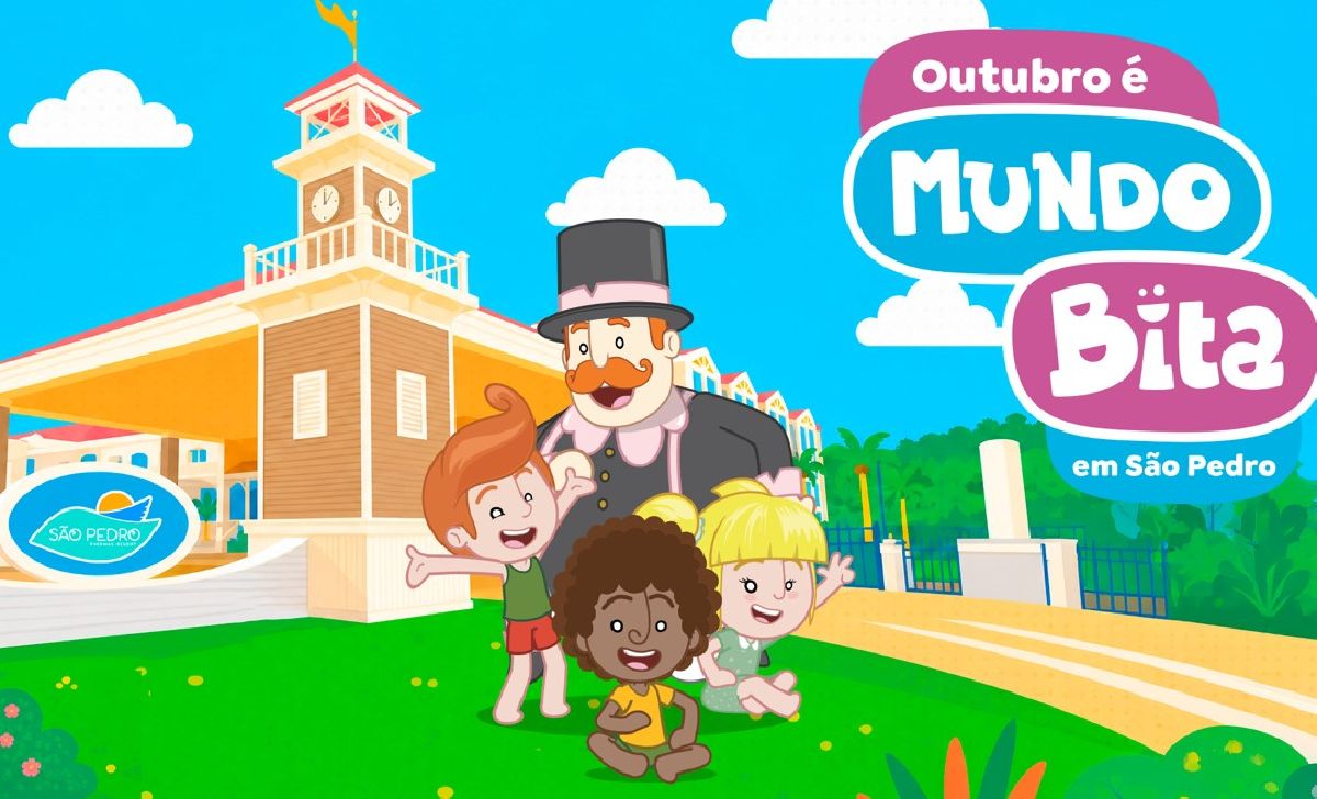 Mundo Bita chega ao Thermas de São Pedro com programação especial em outubro