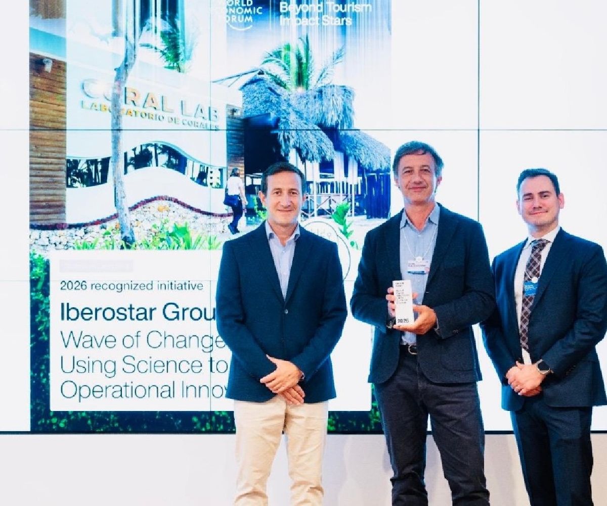 Iberostar é reconhecida pelo Fórum Econômico Mundial por seu modelo de turismo responsável baseado em ciência e inovação