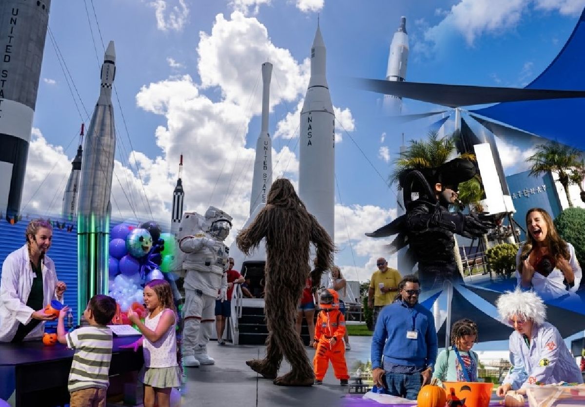 Entre foguetes e doces: Kennedy Space Center Visitor Complex celebra a World Space Week e prepara Halloween especial na Flórida