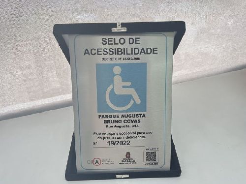 Parque Augusta - Bruno Covas recebe Selo de Acessibilidade Arquitetônica 