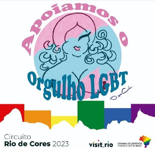 Cidade iluminada para celebrar o mês do Orgulho LGBTQIAPN+ 