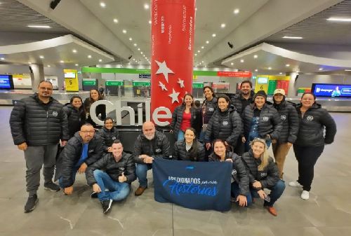 Frt leva agentes para famtour exclusivo no Chile 